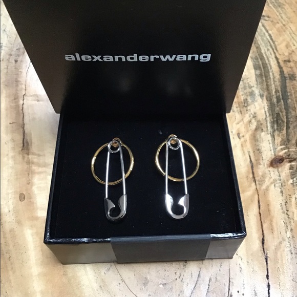 Alexander Wang Jewelry - ALEXANDER WANG SAFETY PIN EARRINGS